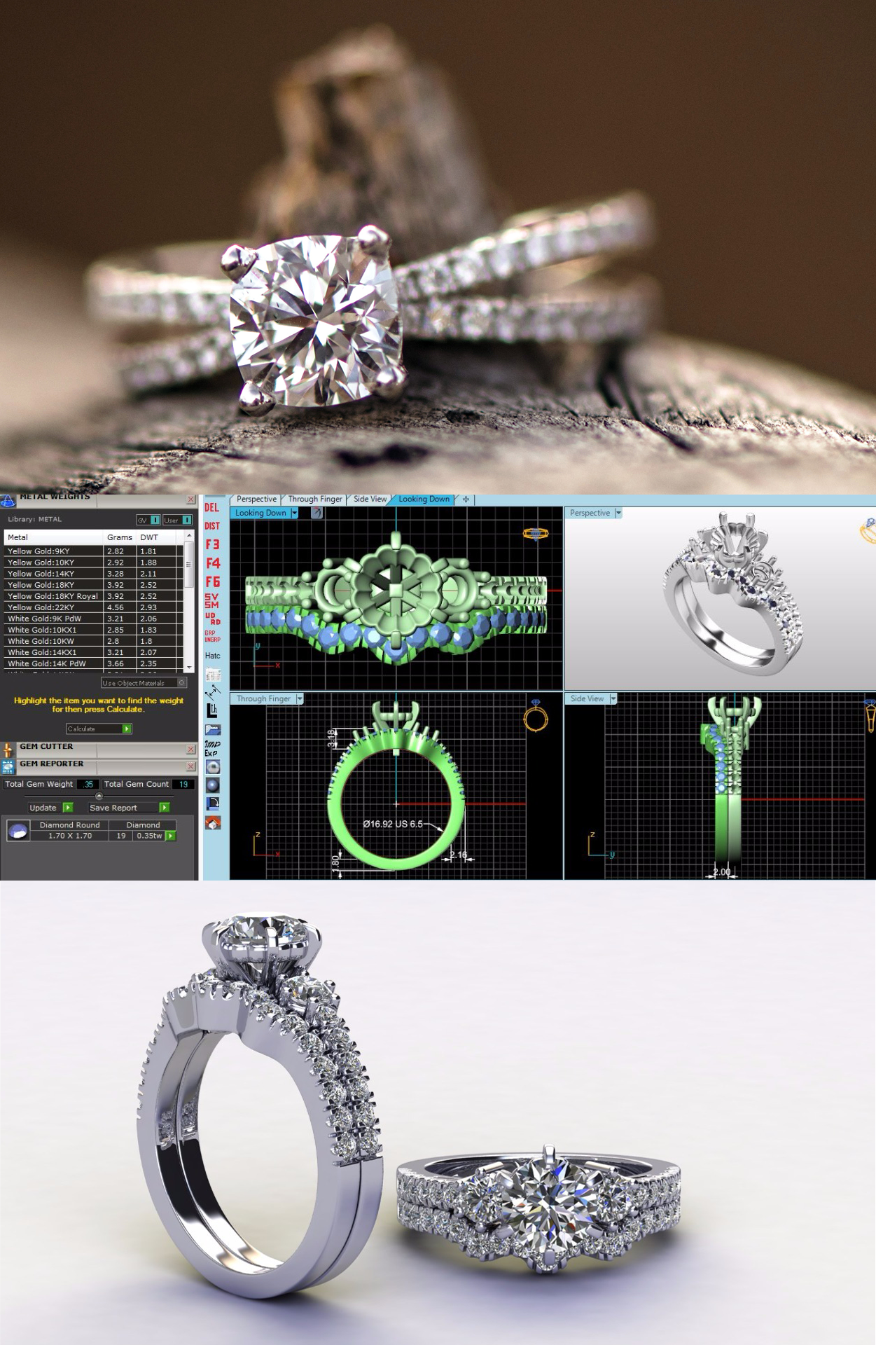 stunning, a true statement piece! | Lab diamond engagement ring, Engagement  rings, Wedding rings engagement
